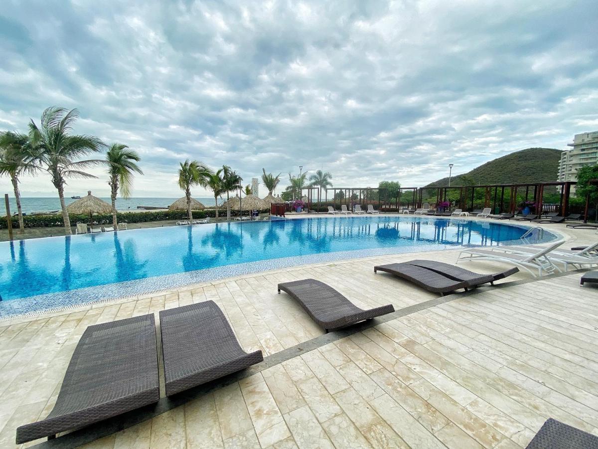 Apartamento Encantador Samaria Club De Playa, 3 Alcobas 6 Personas Playa Privada سانتا مارتا المظهر الخارجي الصورة