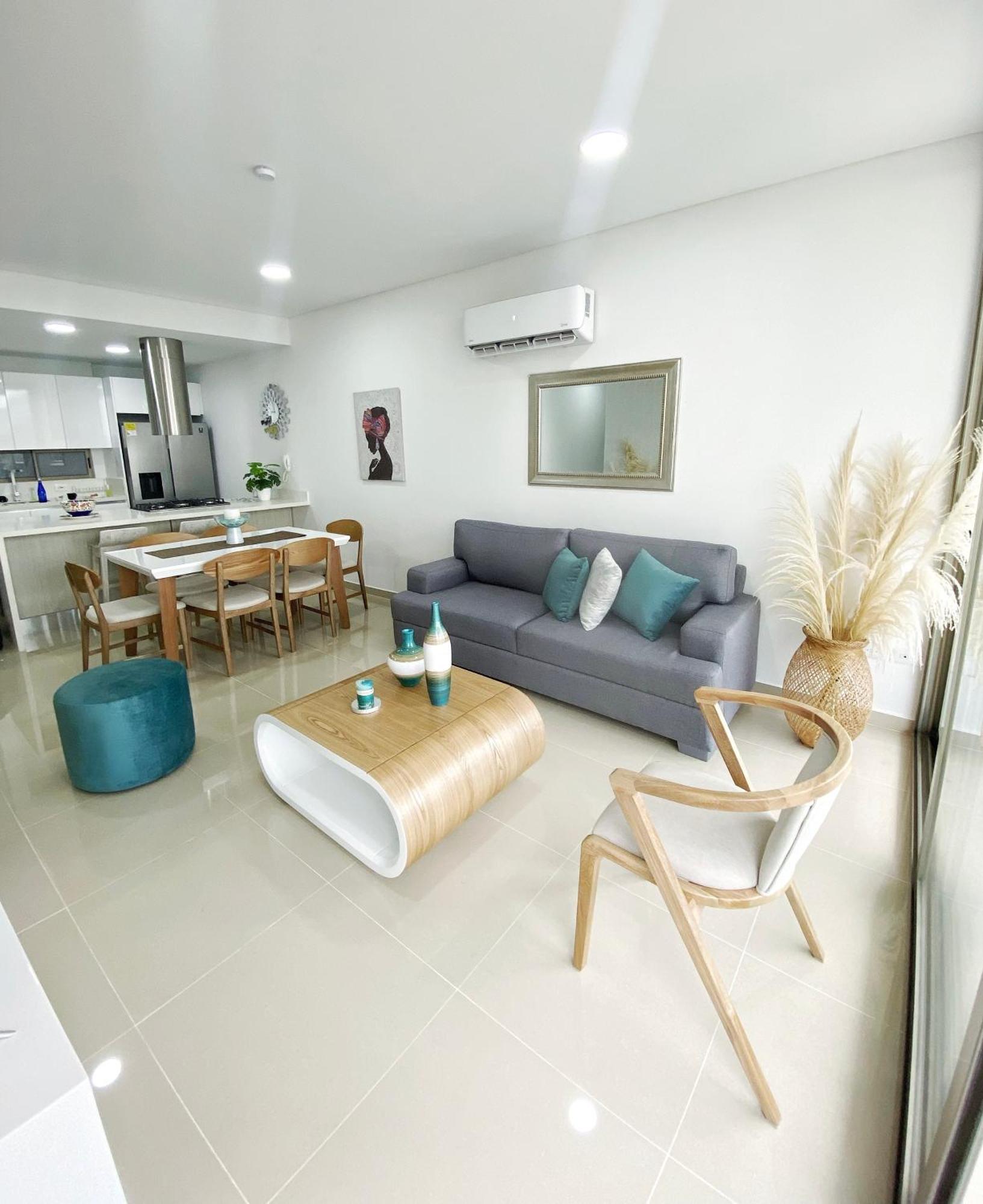 Apartamento Encantador Samaria Club De Playa, 3 Alcobas 6 Personas Playa Privada سانتا مارتا المظهر الخارجي الصورة