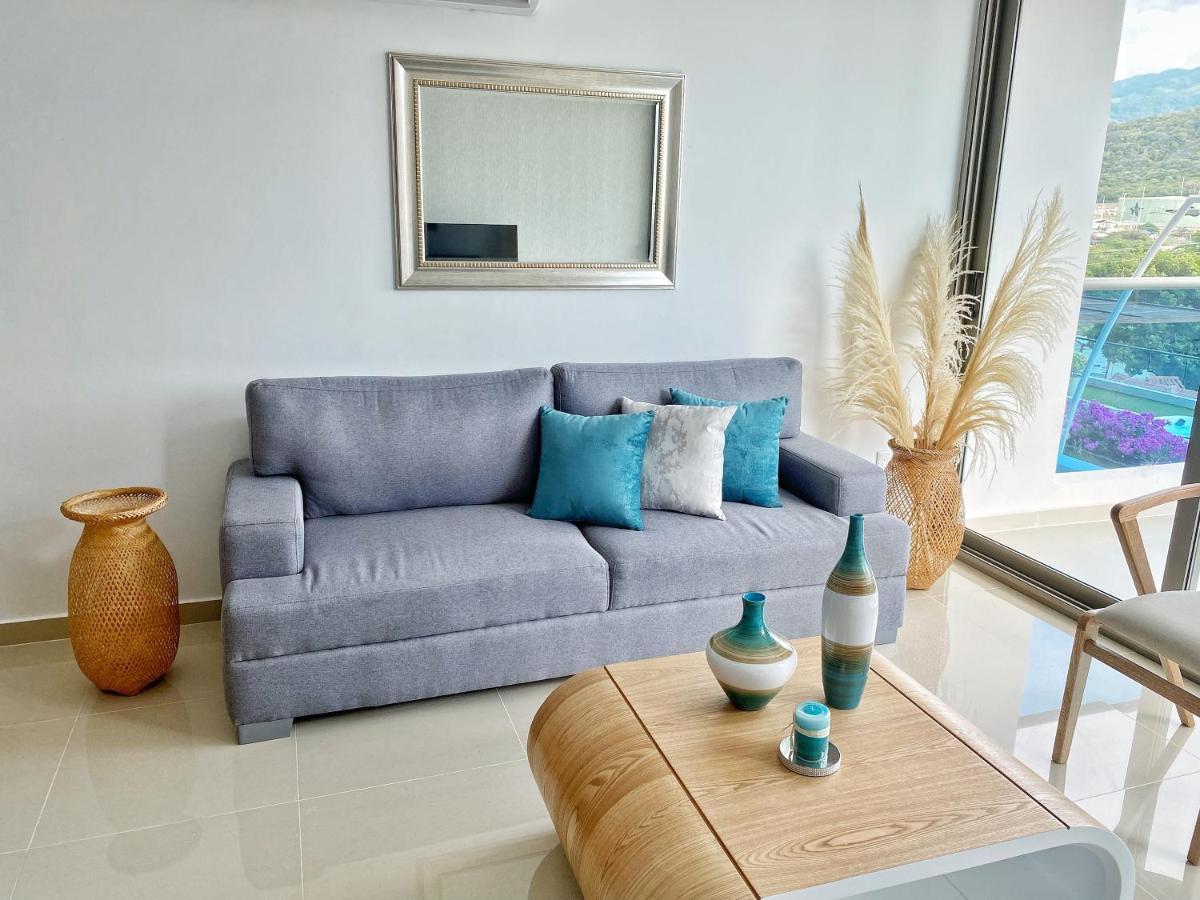Apartamento Encantador Samaria Club De Playa, 3 Alcobas 6 Personas Playa Privada سانتا مارتا المظهر الخارجي الصورة