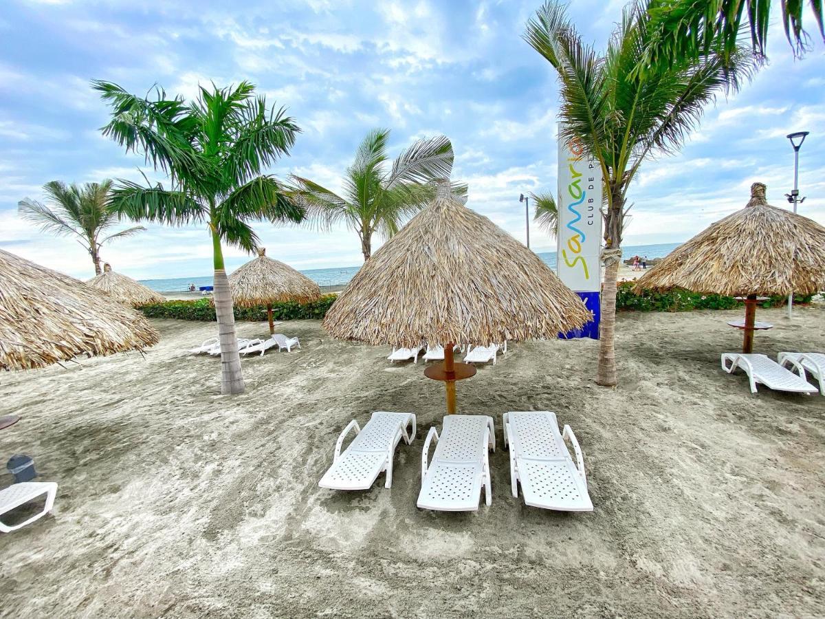 Apartamento Encantador Samaria Club De Playa, 3 Alcobas 6 Personas Playa Privada سانتا مارتا المظهر الخارجي الصورة